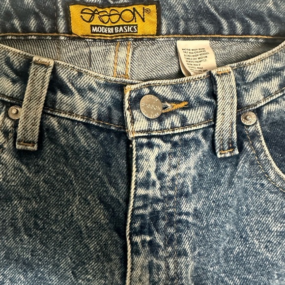 Vintage Sasson High Rise Mom Jeans Acid Wash Size 10 - Picture 5 of 10
